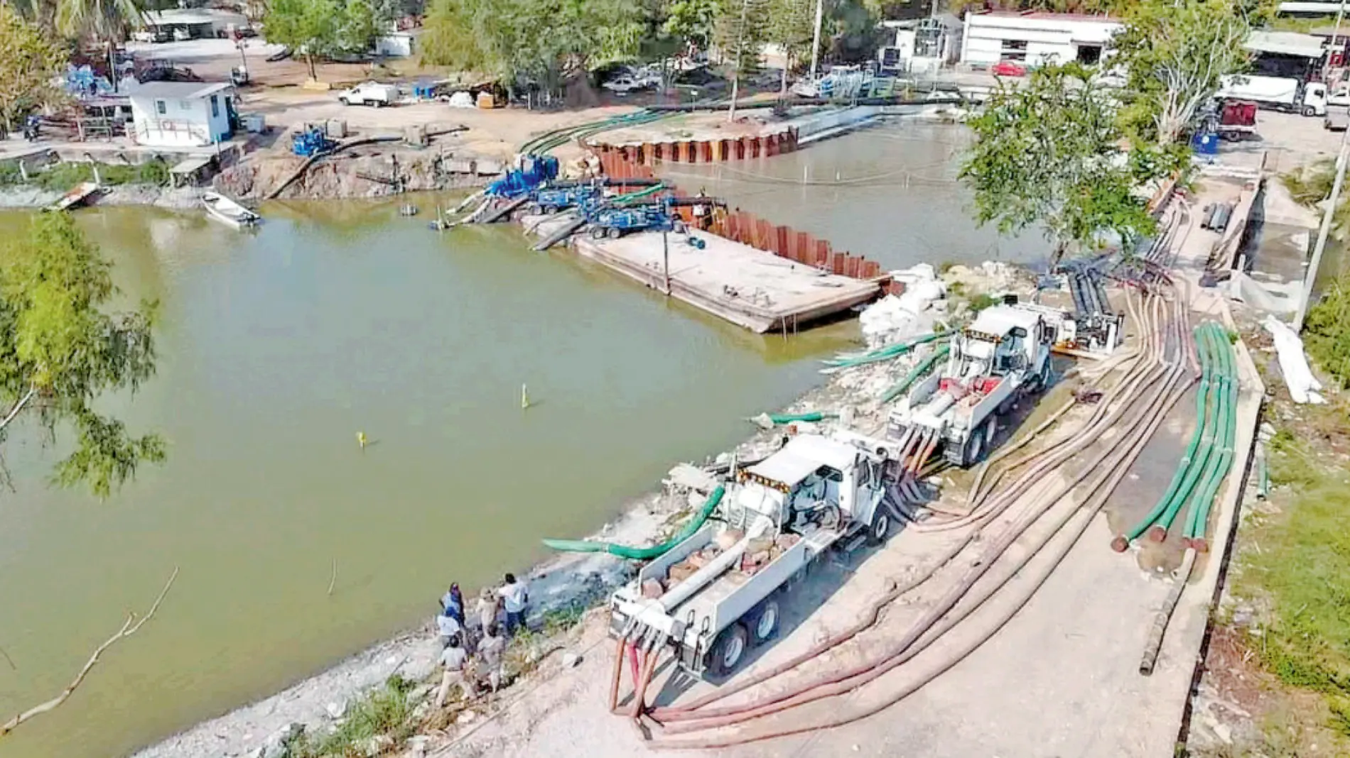 El organismo operador del agua redobla esfuerzos para restablecer el servicio